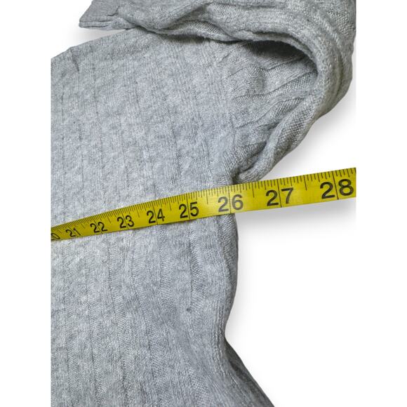 American Eagle Cozy Gray Ribbed Sweater Size Large - Picture 3 of 9